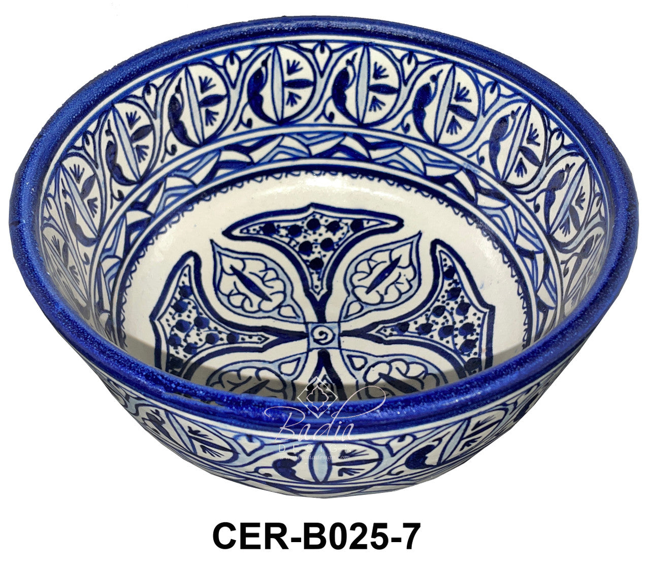 Multi-Color Hand Painted Ceramic Bowls