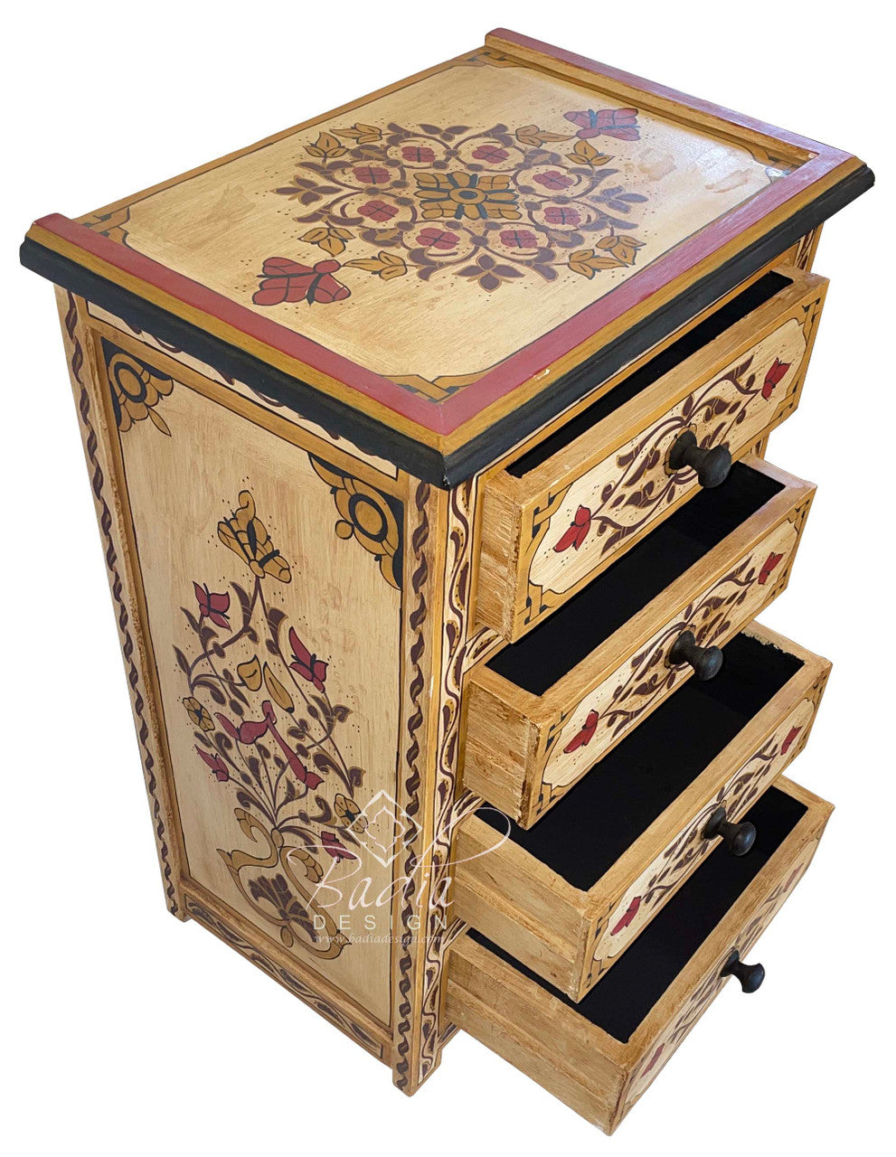 Hand Painted Cabinet Nightstand