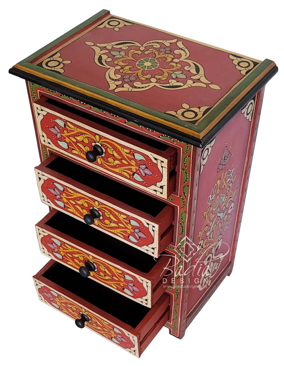 Hand Painted Bedroom Nightstand