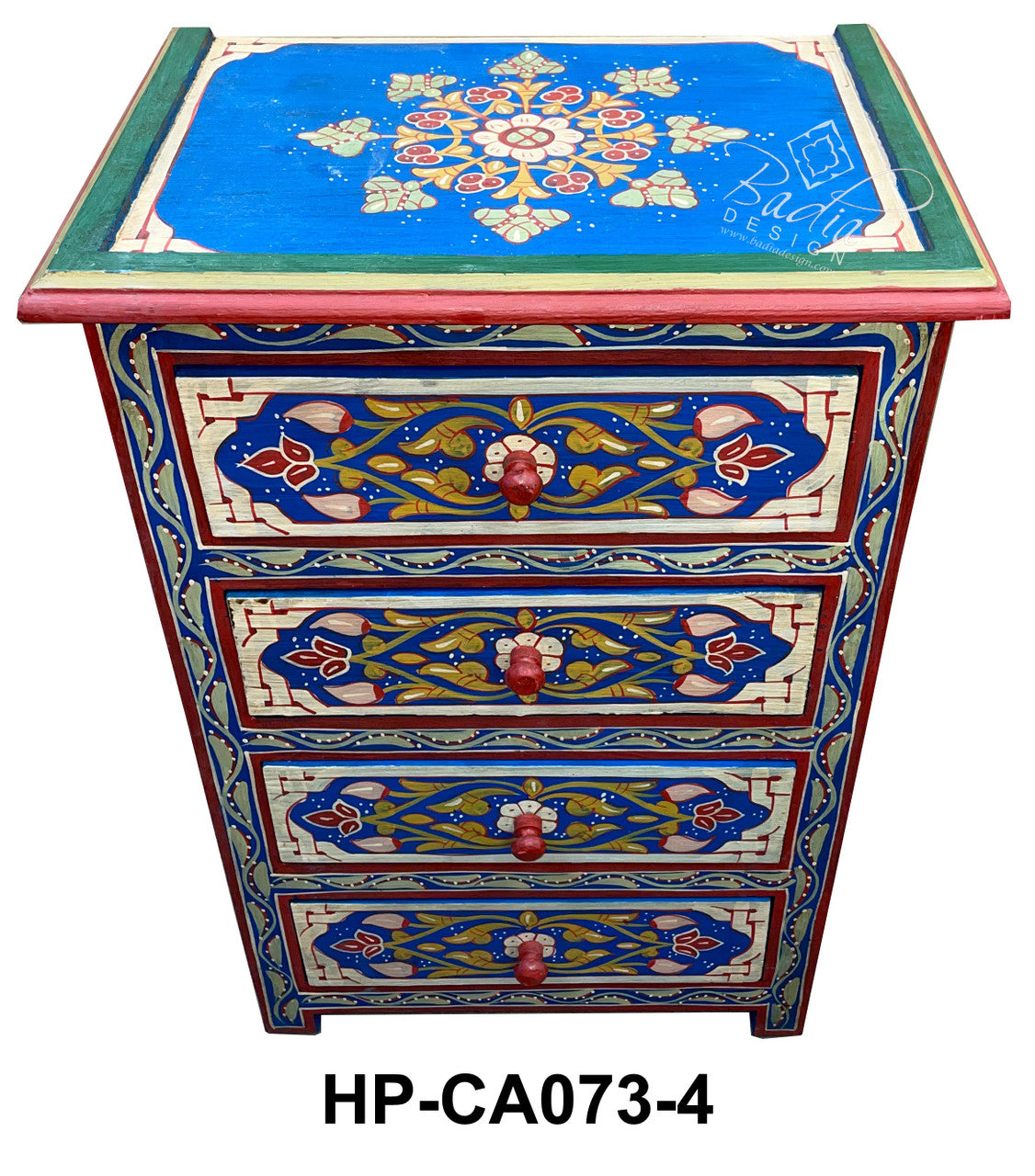 Hand Painted Cabinet Nightstand