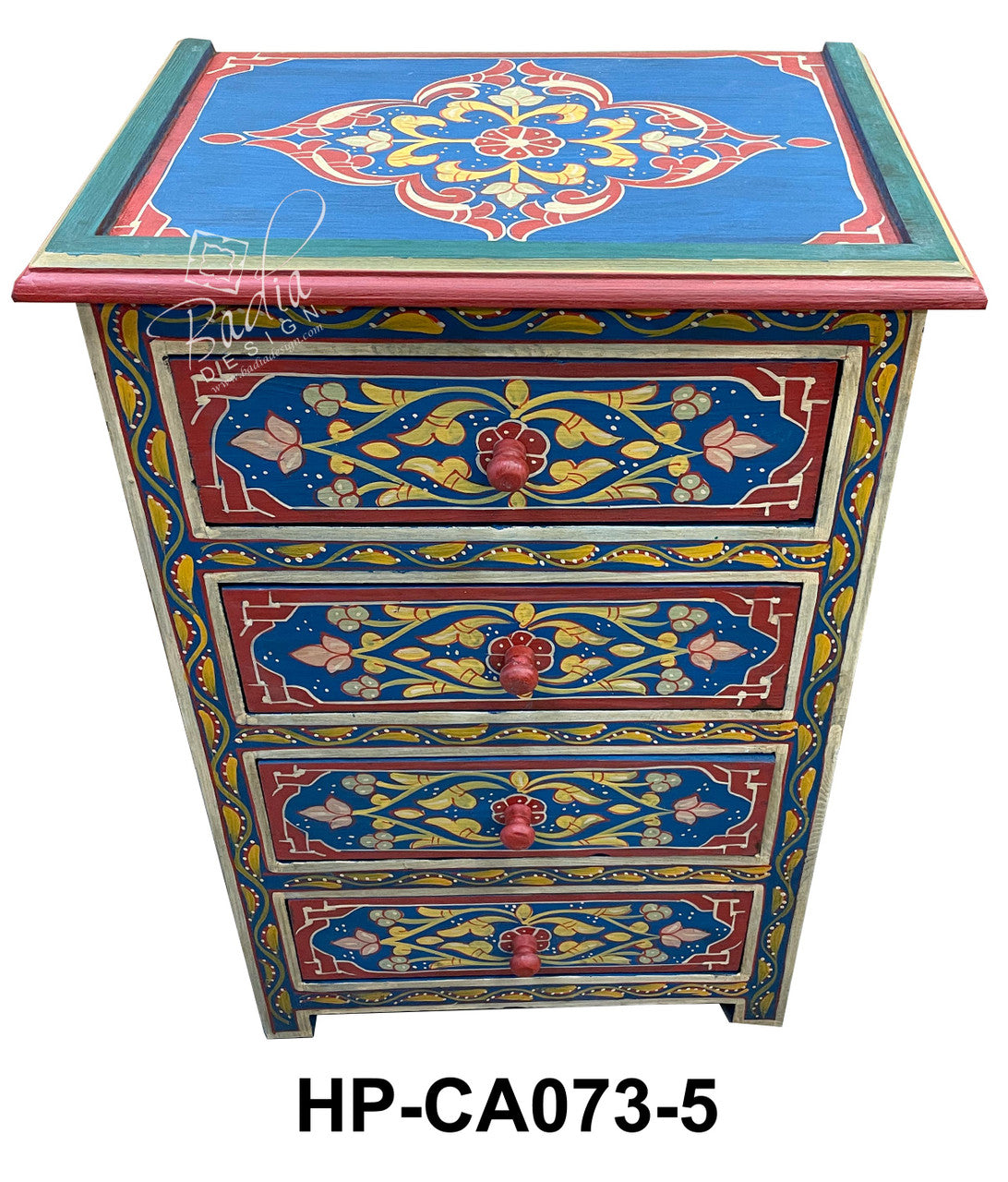 Hand Painted Cabinet Nightstand