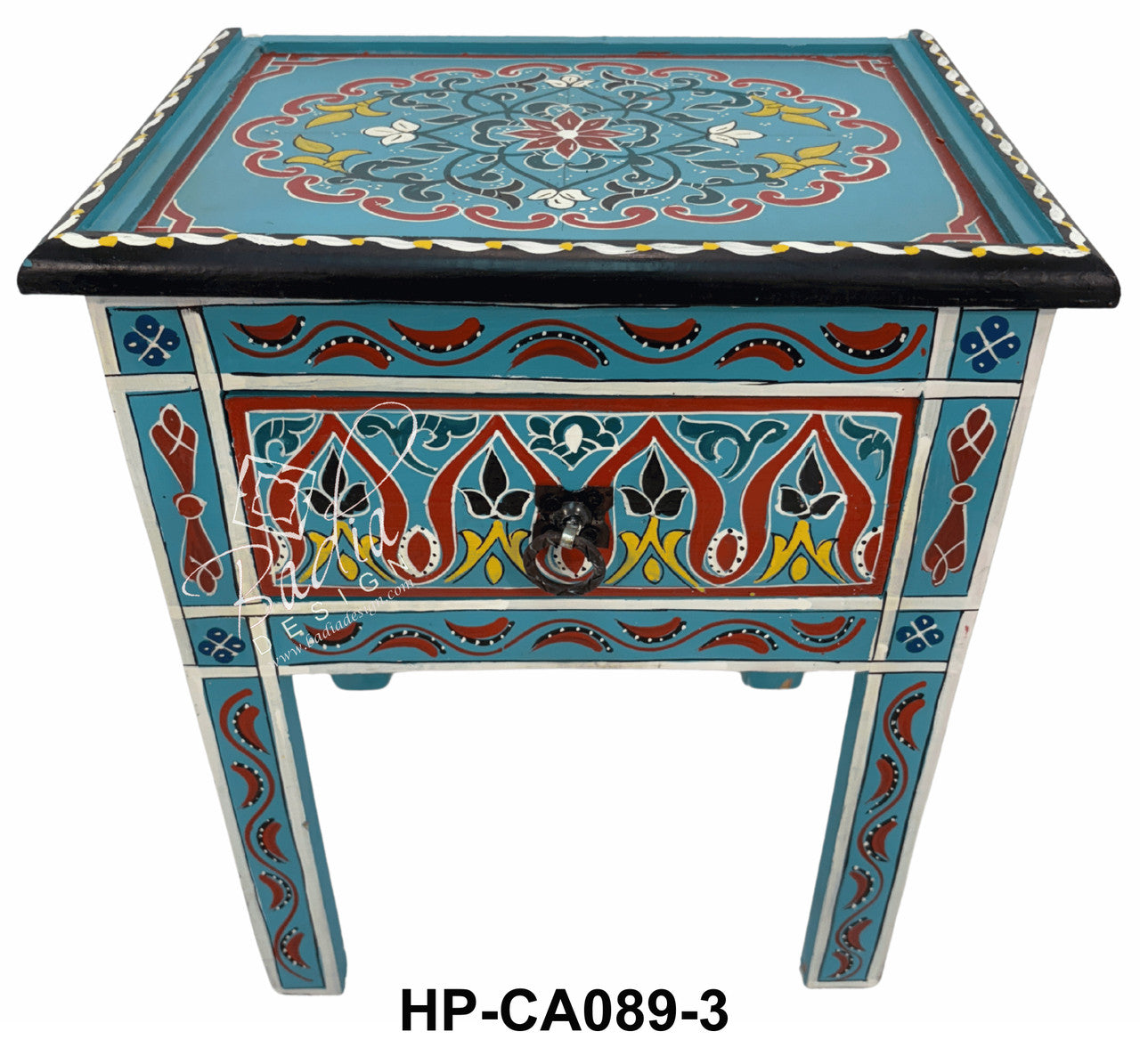 Small Multi-Color Hand Painted Nightstands