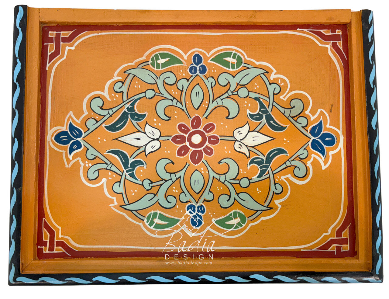 Small Multi-Color Hand Painted Nightstands