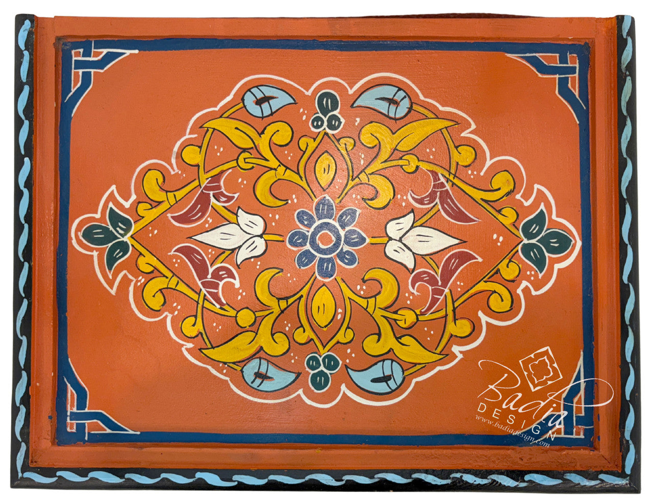 Small Multi-Color Hand Painted Nightstands