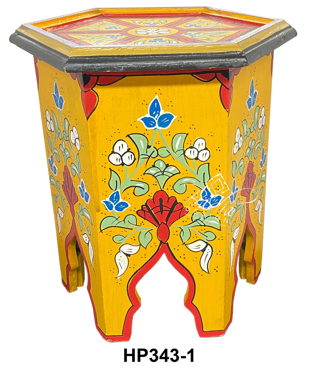 Small Colorful Hand Painted Side Tables