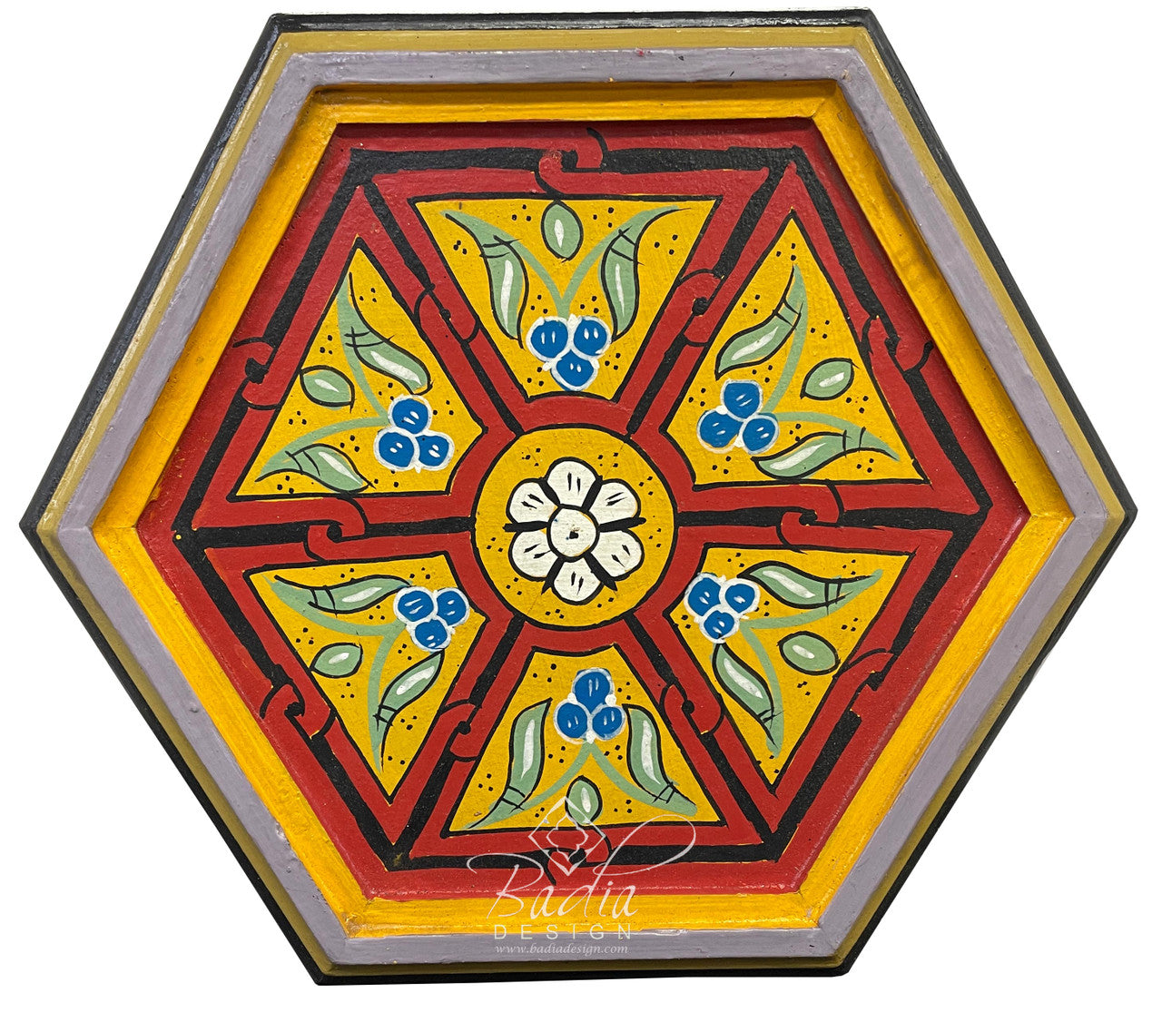 Small Colorful Hand Painted Side Tables