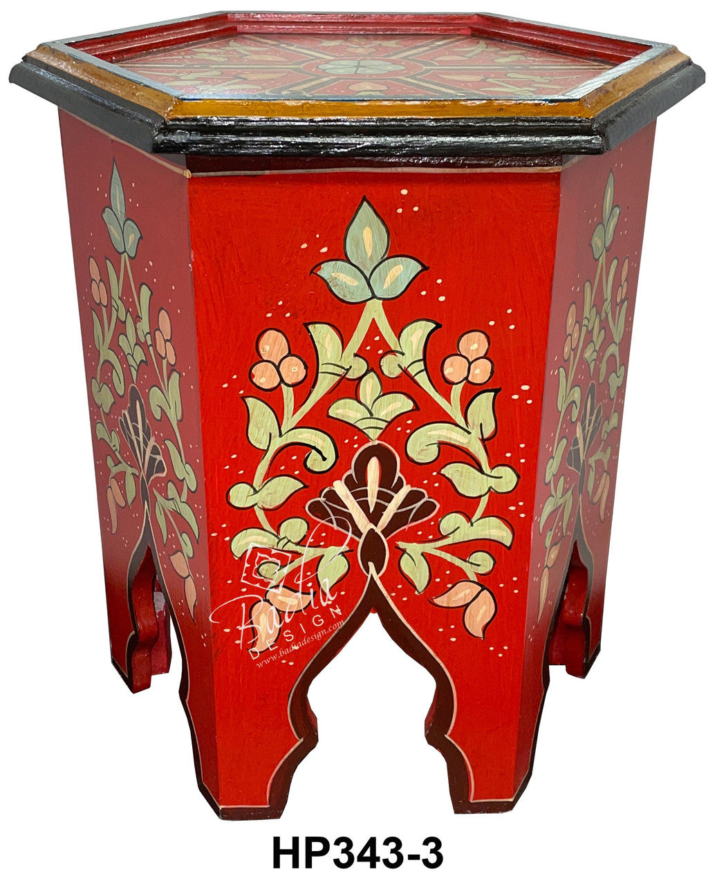 Small Colorful Hand Painted Side Tables