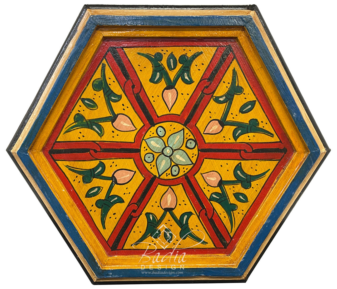 Small Colorful Hand Painted Side Tables