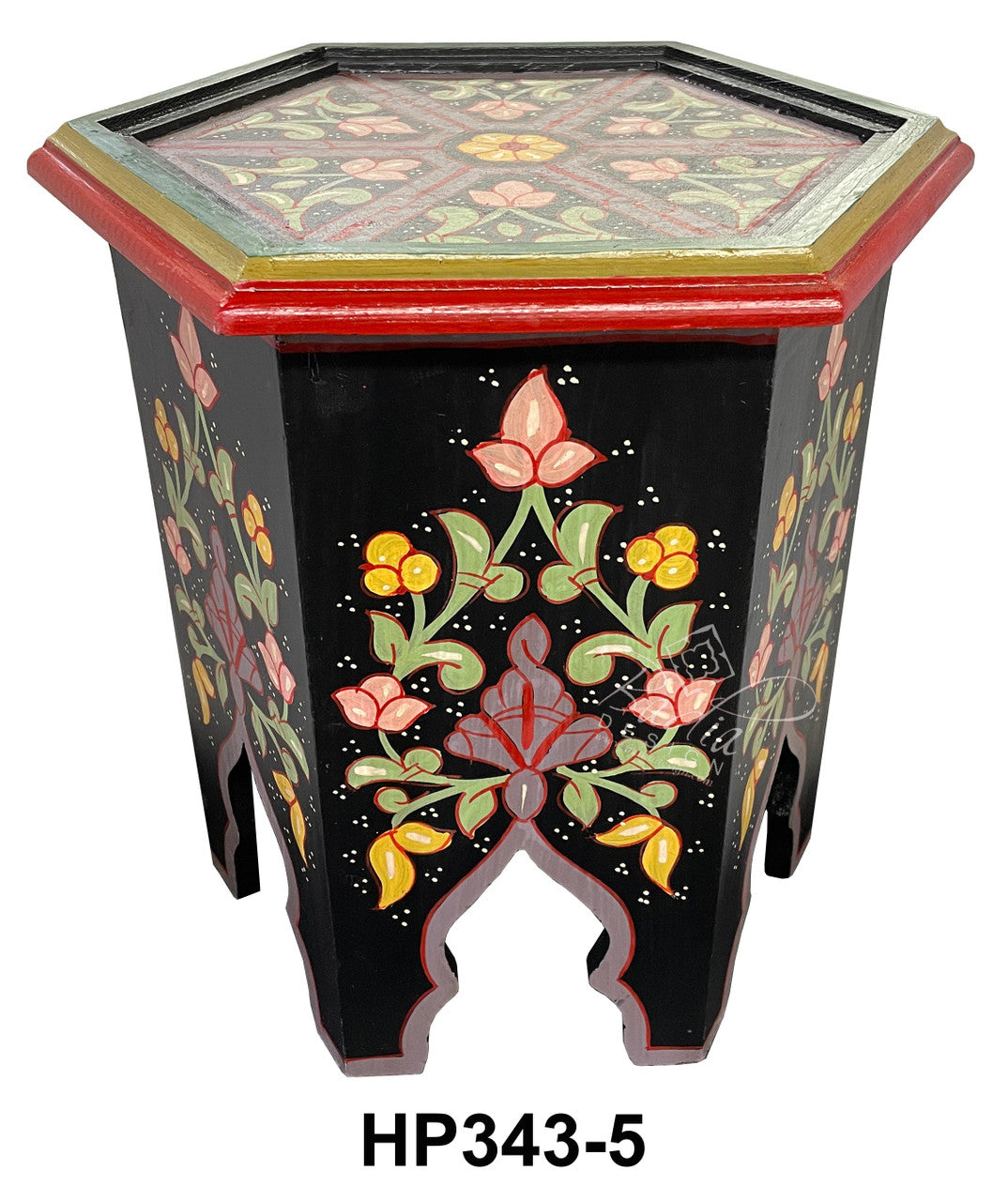 Small Colorful Hand Painted Side Tables