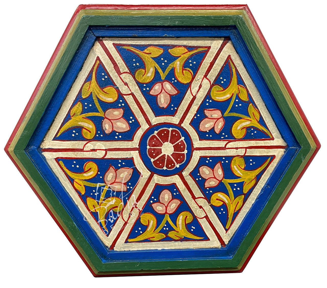 Small Colorful Hand Painted Side Tables