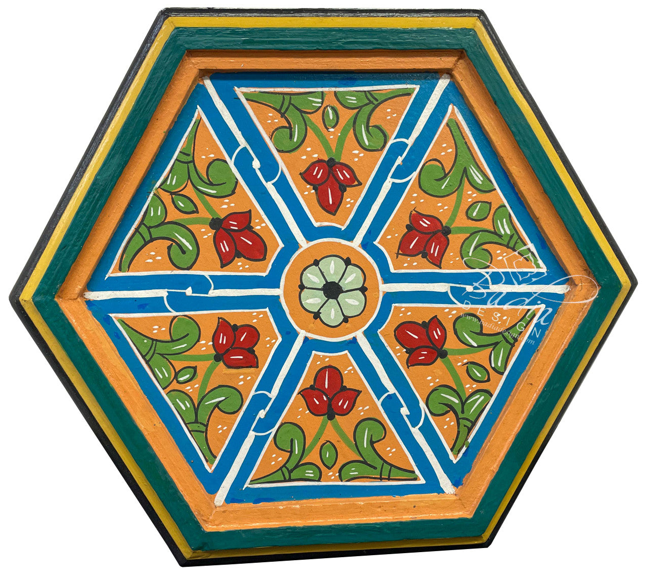 Small Colorful Hand Painted Side Tables