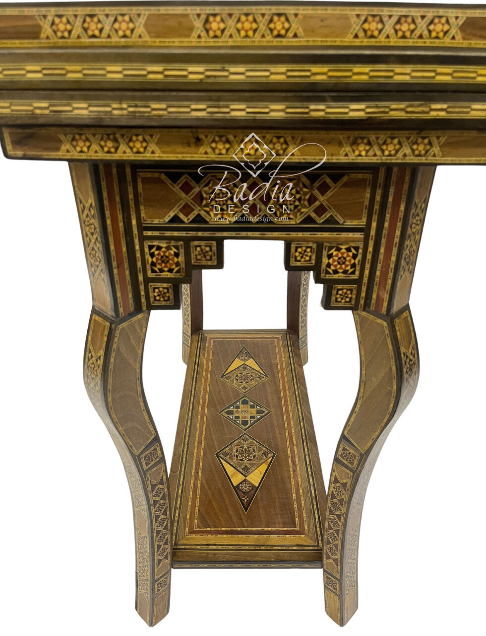 Handcrafted Syrian Design Inlay Gaming Table