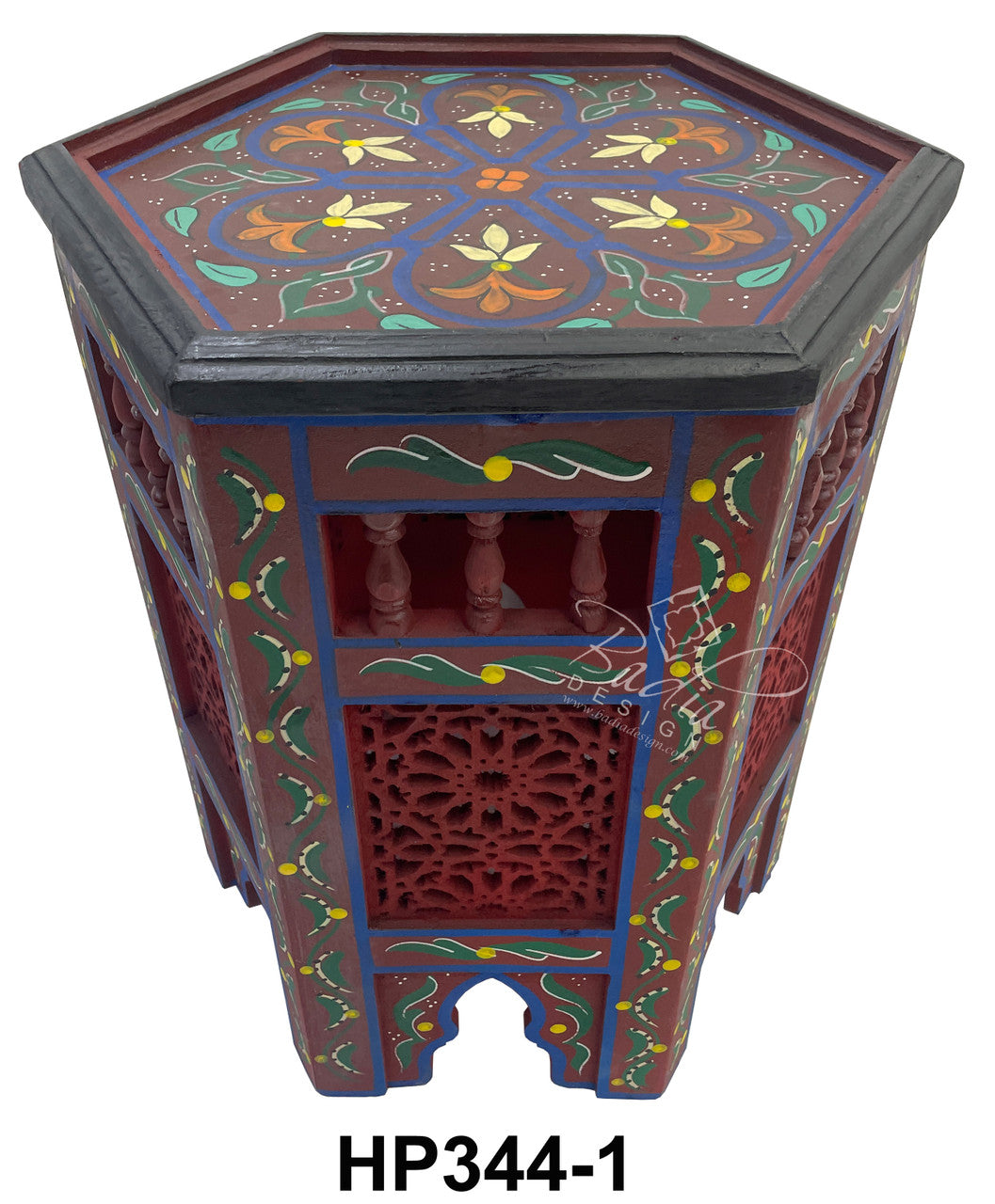 Colorful Hand Painted Side Tables