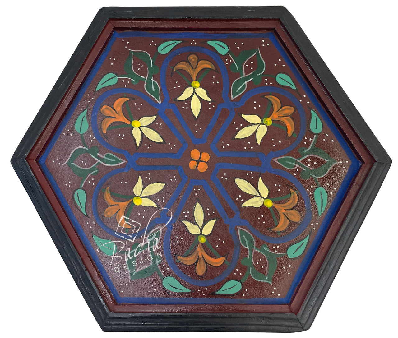 Colorful Hand Painted Side Tables