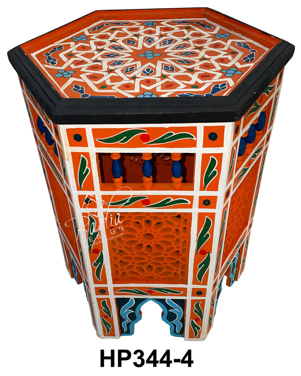 Colorful Hand Painted Side Tables