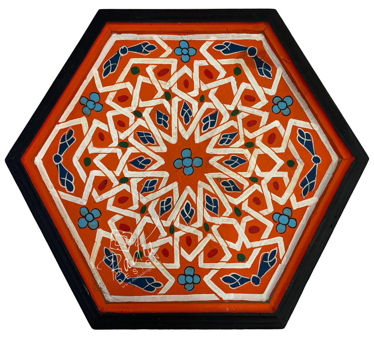 Colorful Hand Painted Side Tables