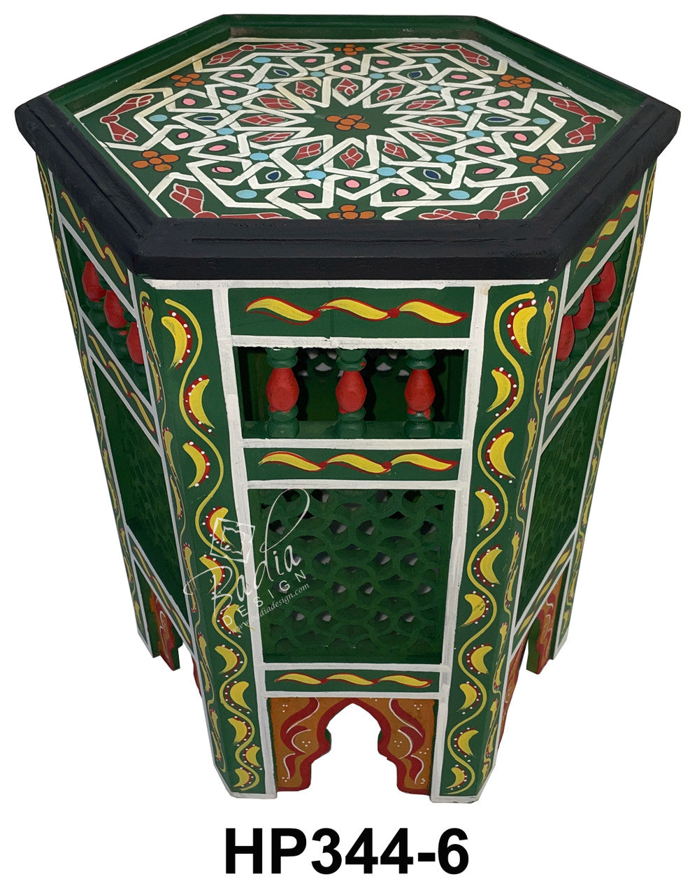 Colorful Hand Painted Side Tables