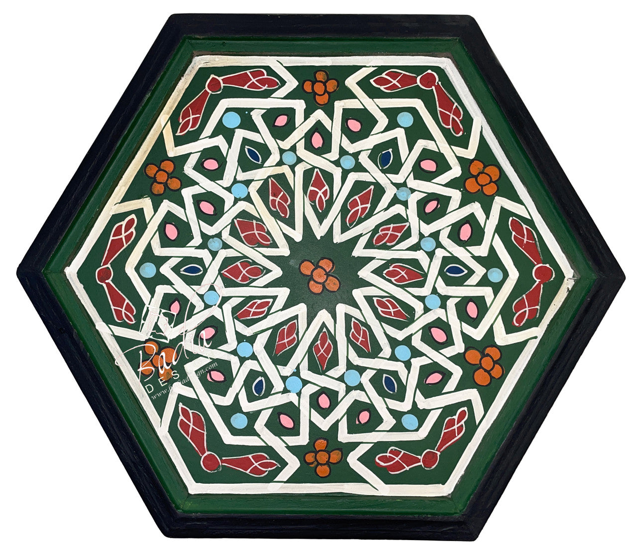 Colorful Hand Painted Side Tables