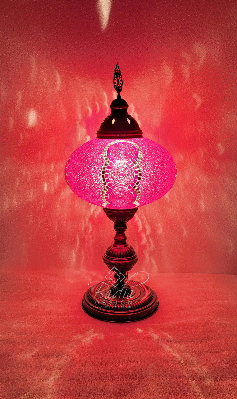 Turkish Mosaic Glass Desktop Lamps