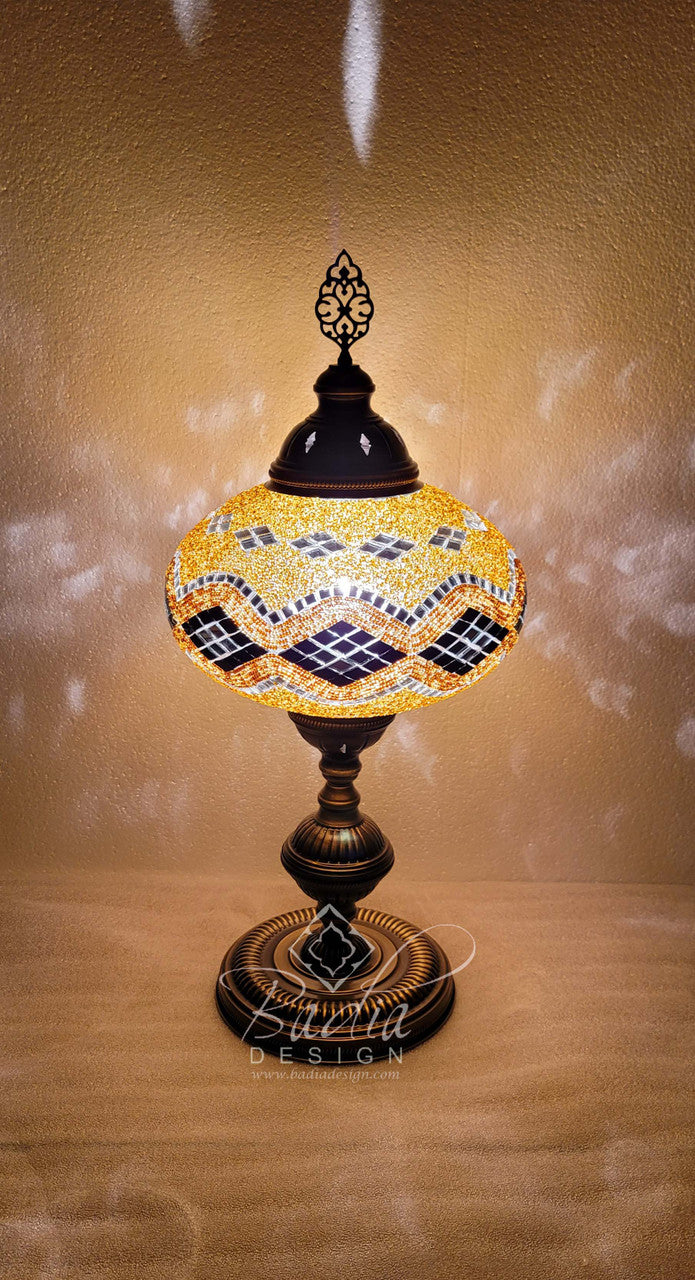 Turkish Mosaic Glass Desktop Lamps