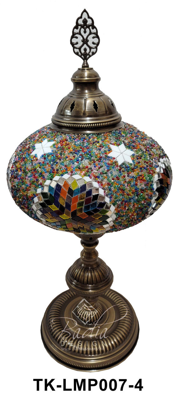 Turkish Mosaic Glass Desktop Lamps