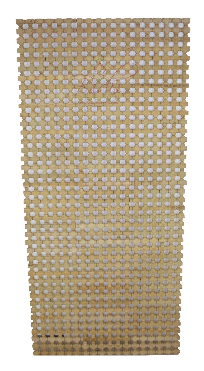 Unstained Hand Carved Wooden Moucharabieh Panel