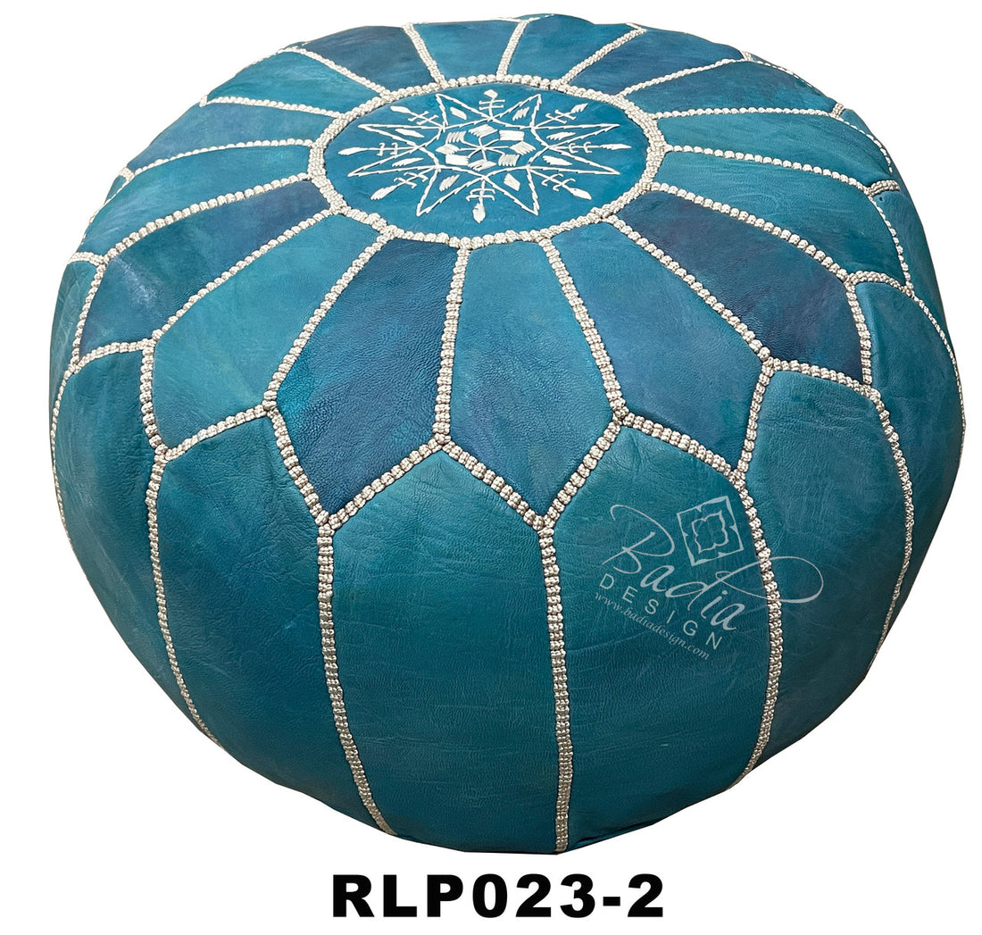 Premium Leather Moroccan Ottoman
