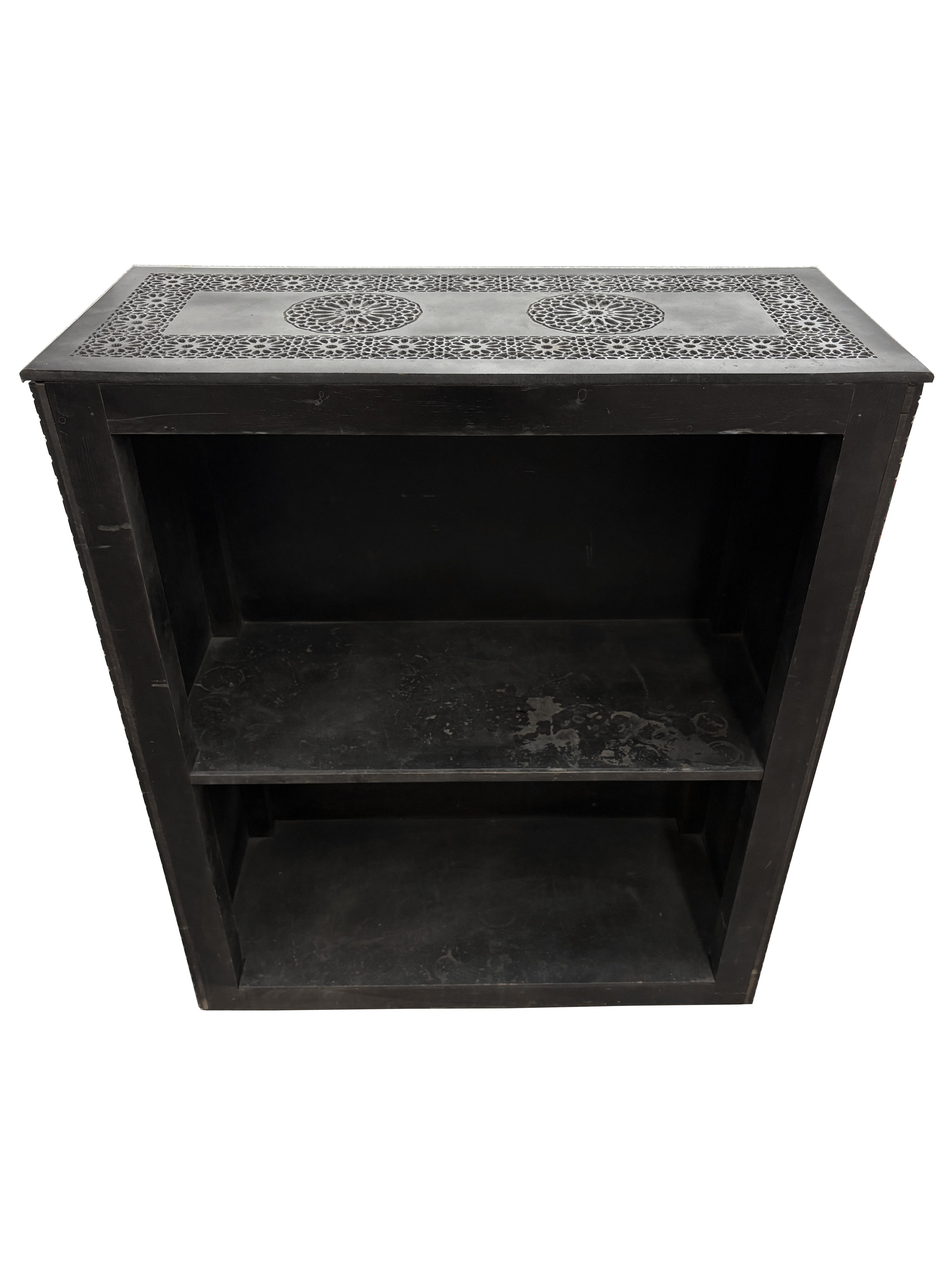 Silver Carved Cedar Wood Bar