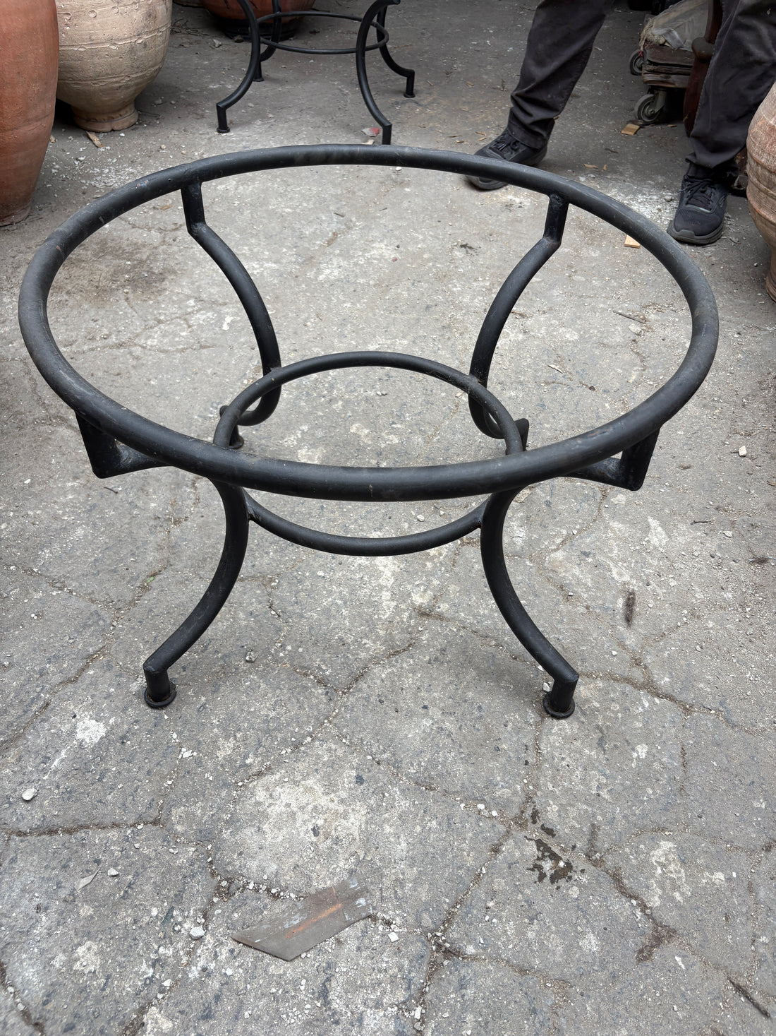 Wrought Iron Table Base 