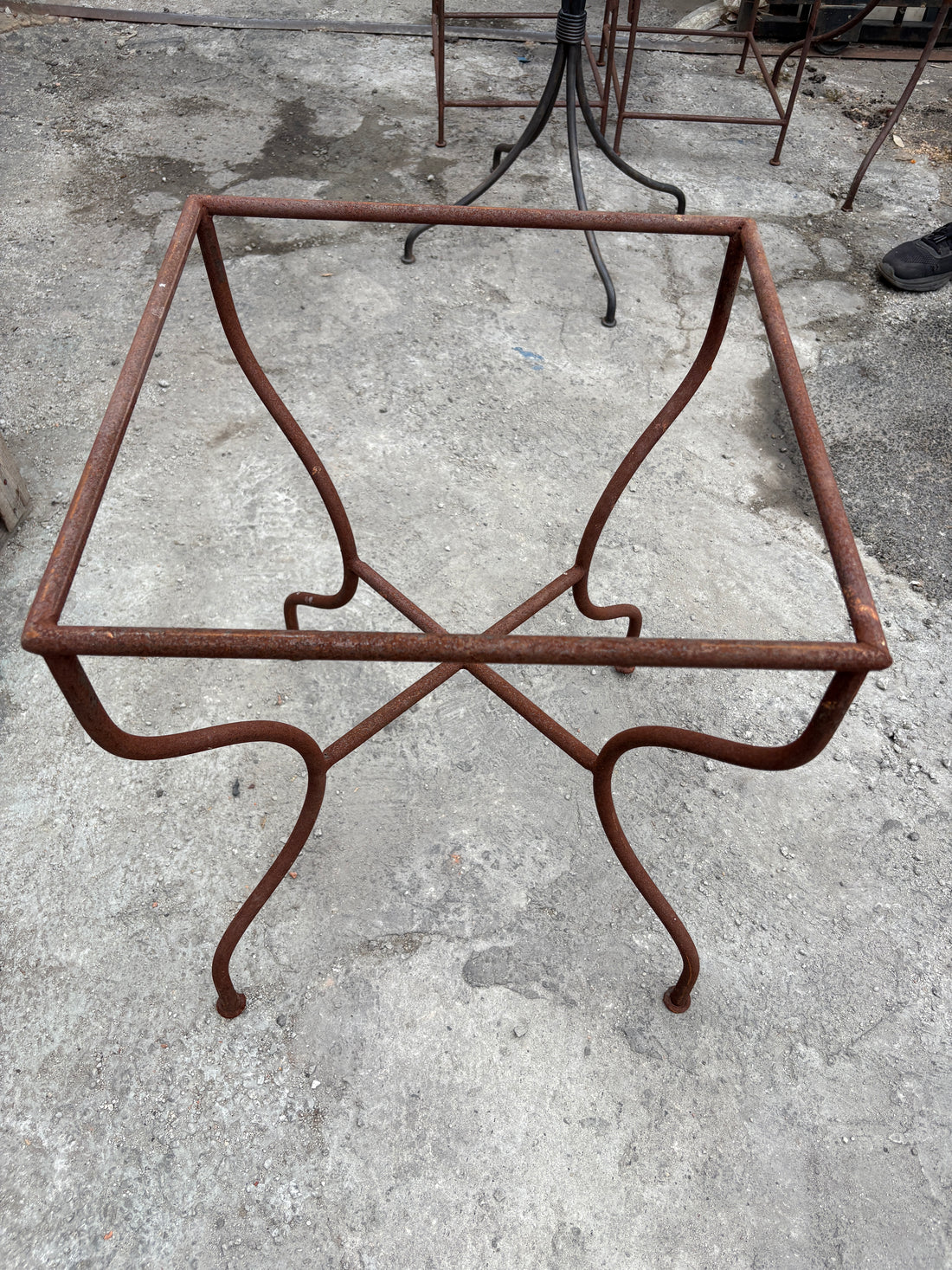 Wrought Iron Table Base 