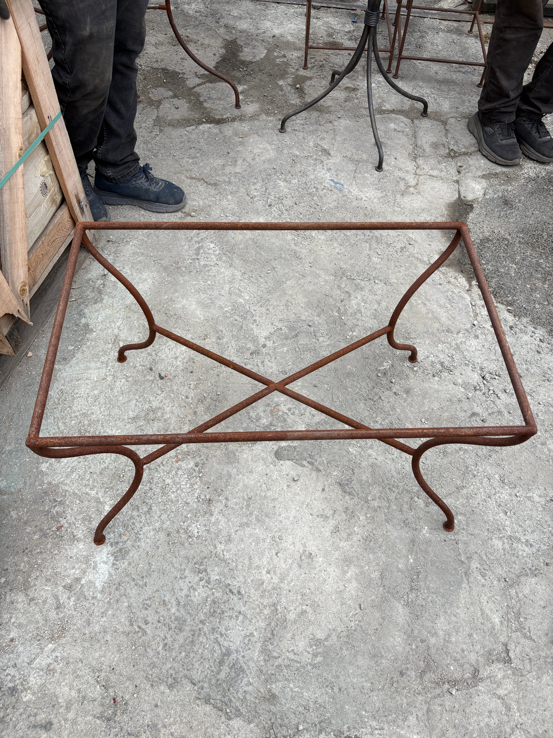 Wrought Iron Table Base 