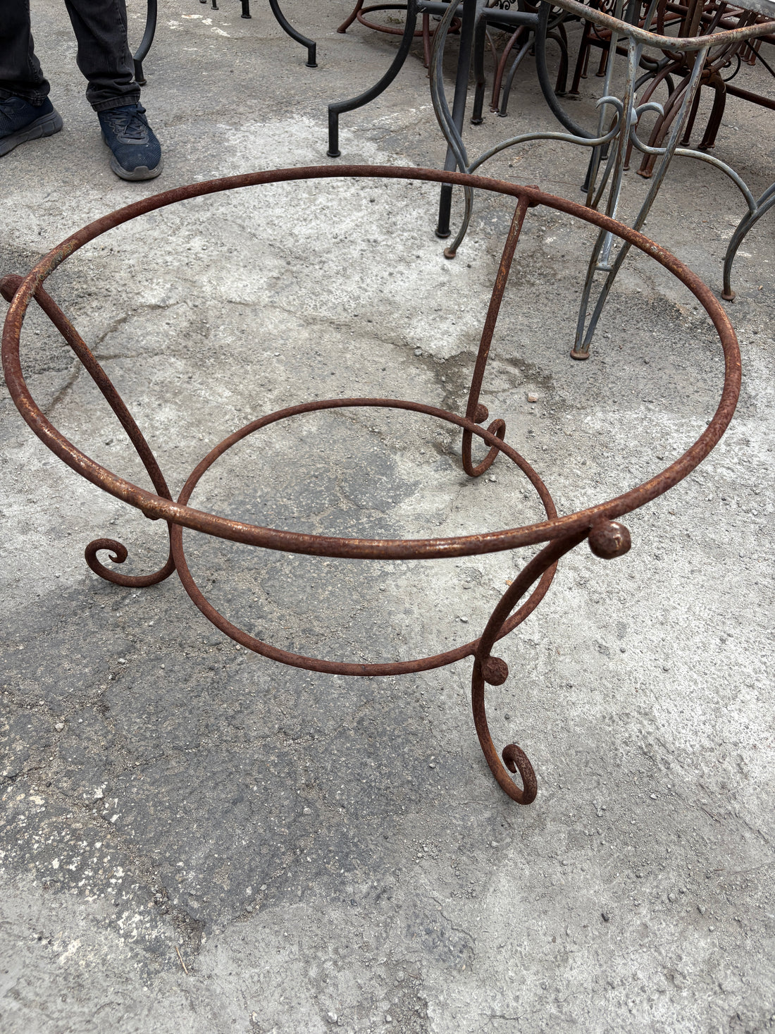 Wrought Iron Table Base 