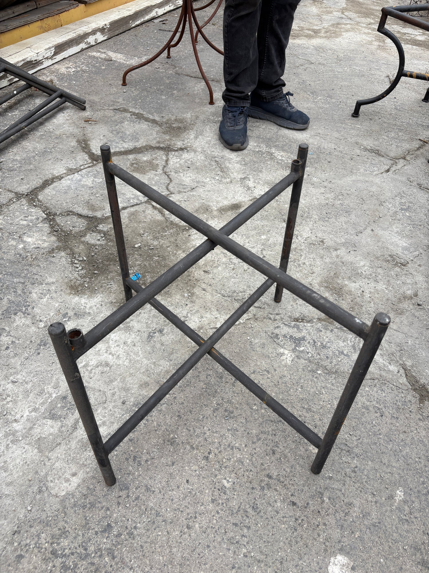 Wrought Iron Table Base 