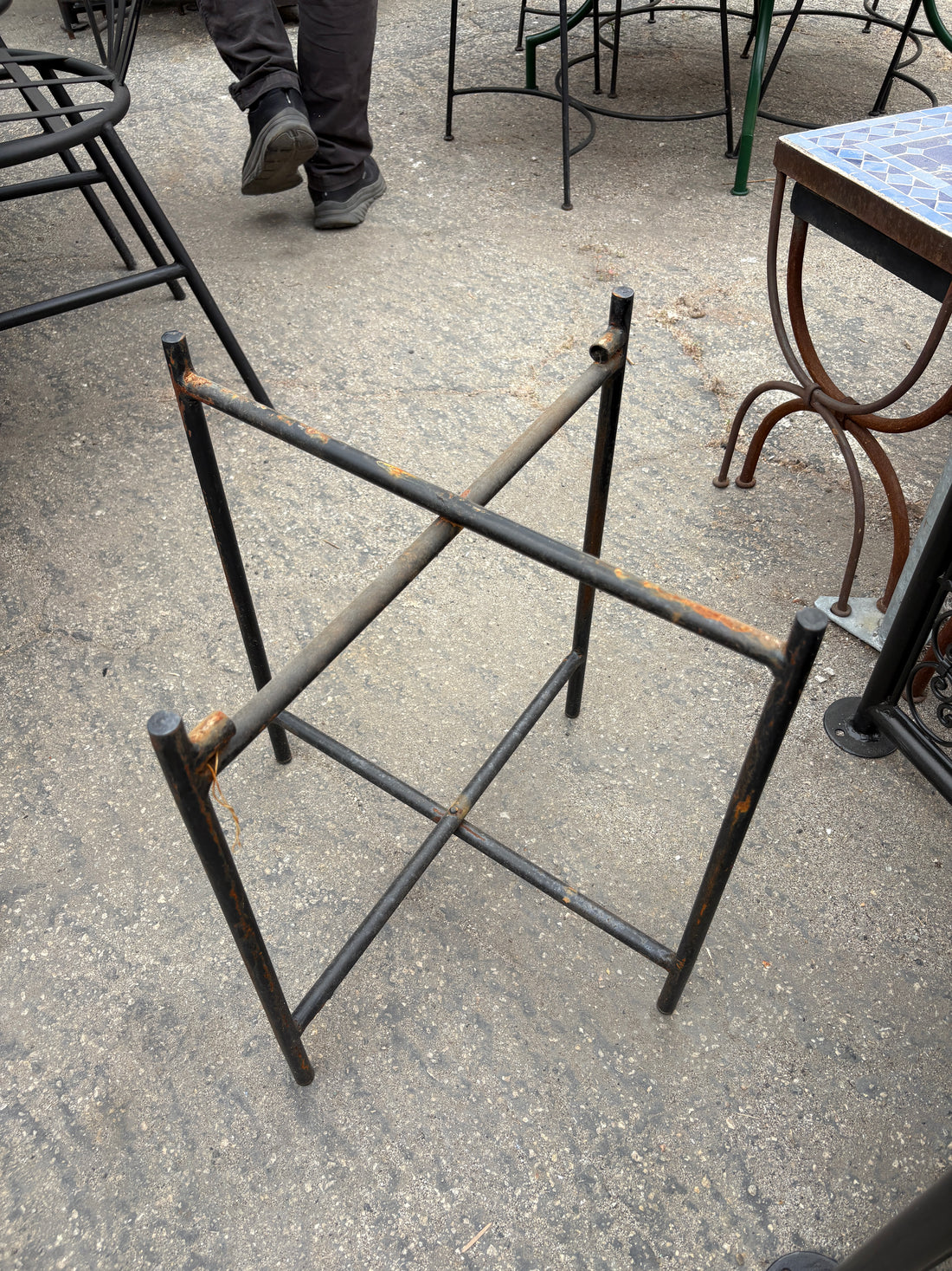 Wrought Iron Table Base 