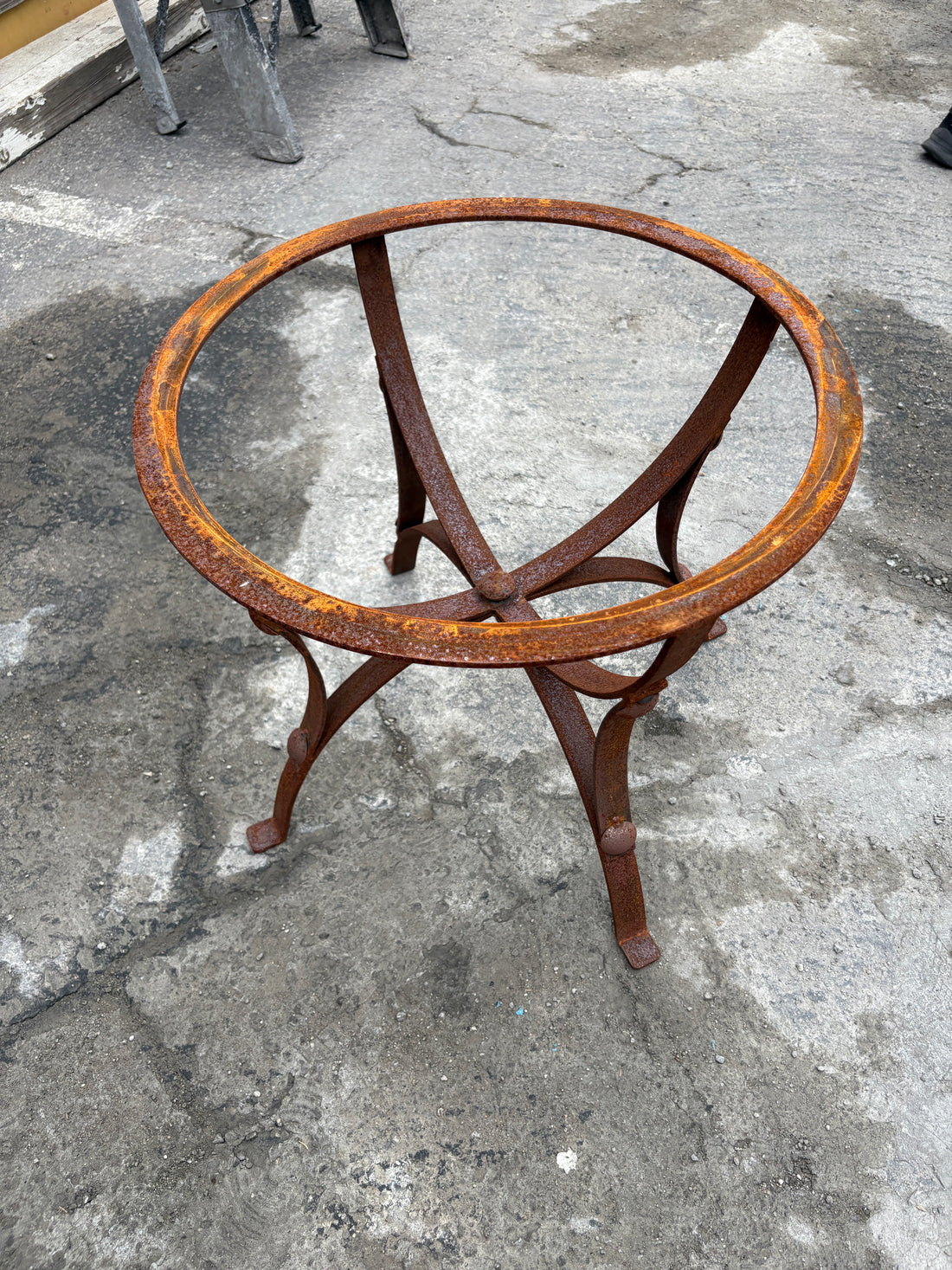 Wrought Iron Table Base 