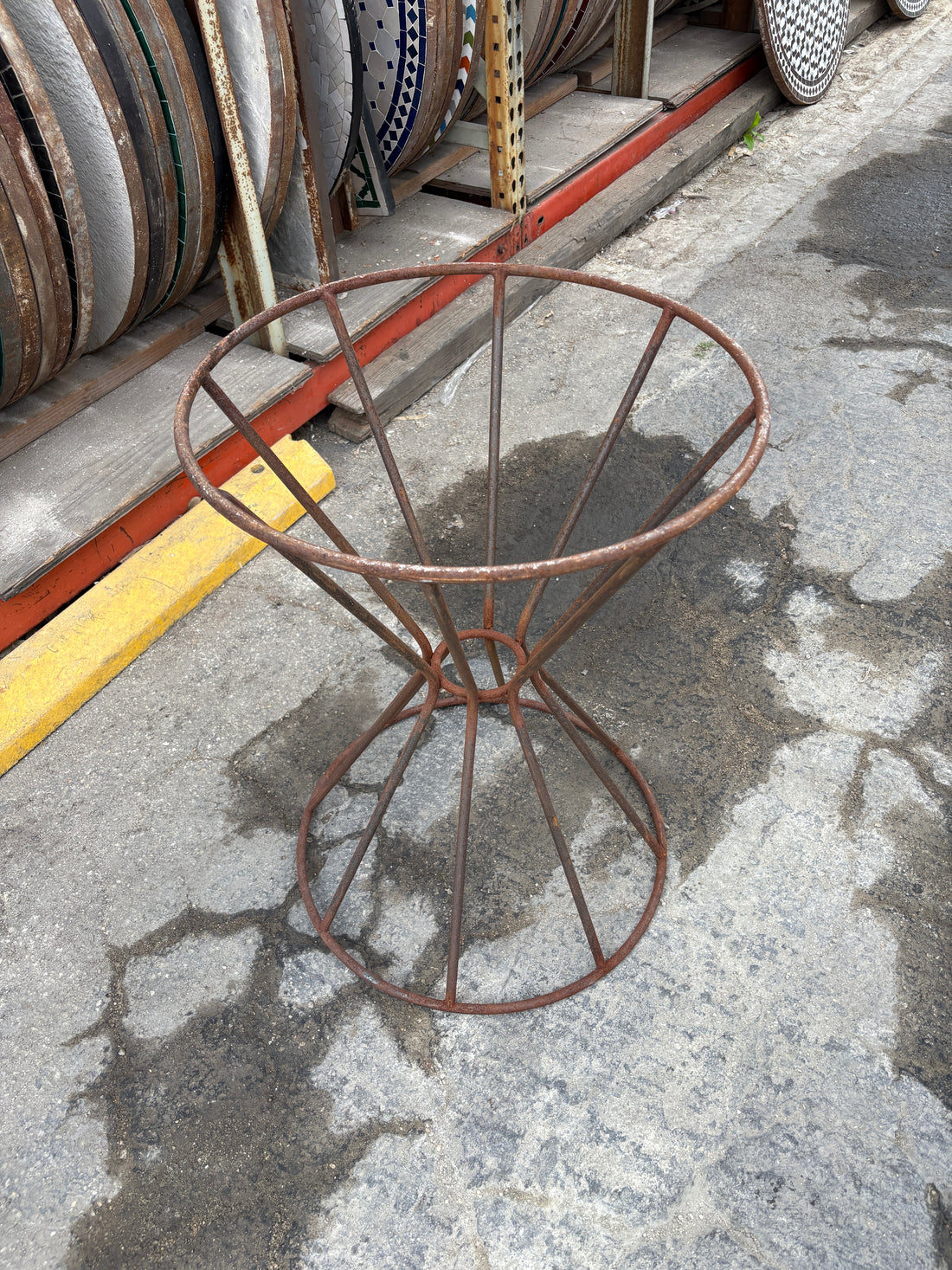 Wrought Iron Table Base 