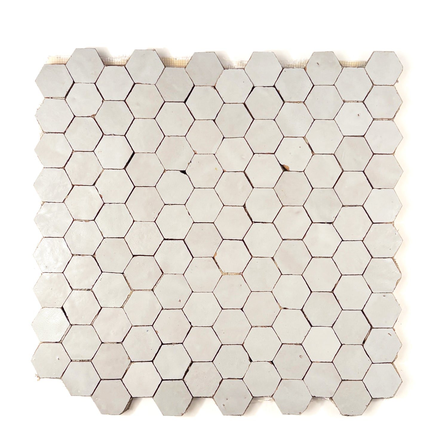 Hex Mosaic Blanc