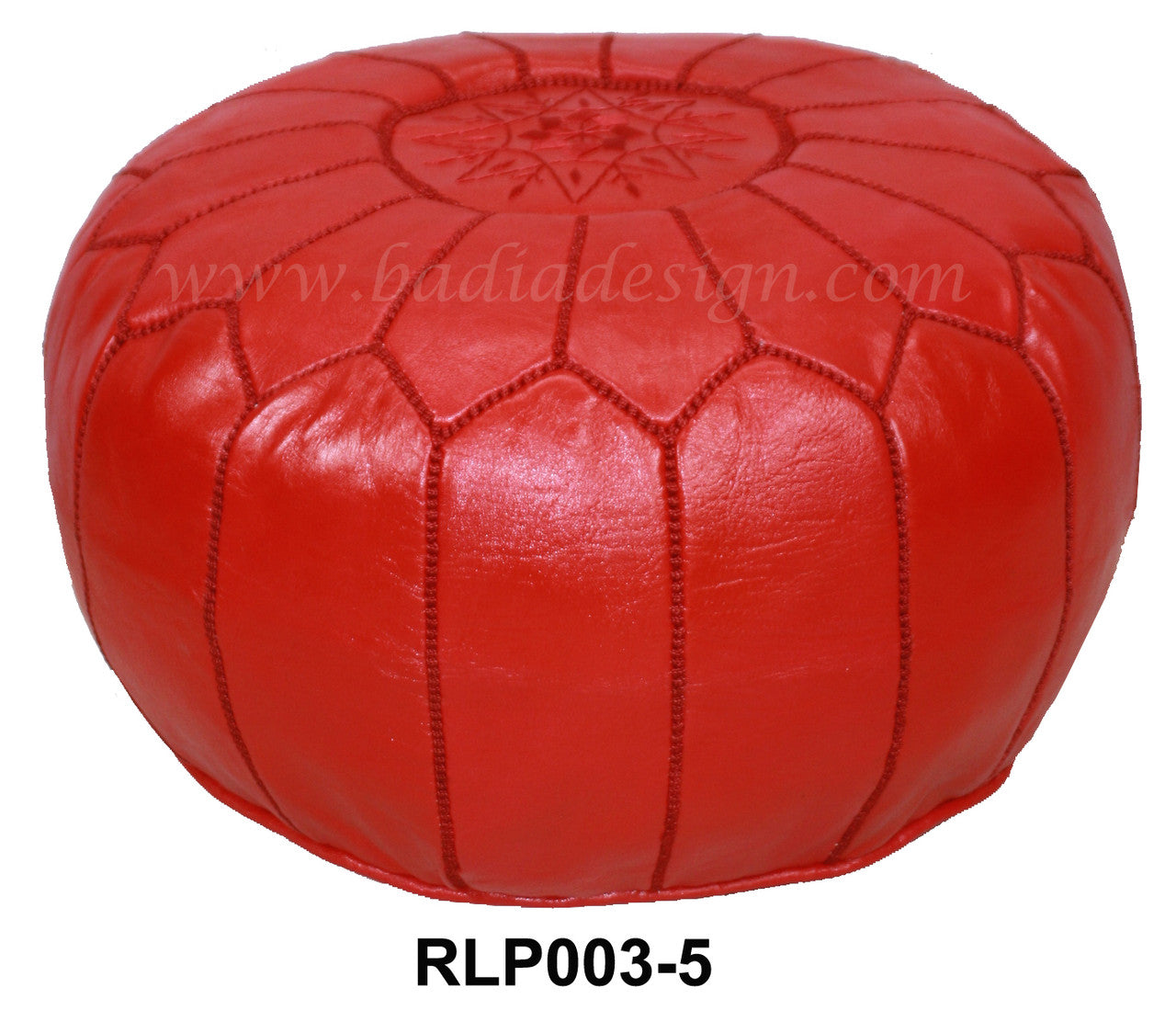 Premium Leather Moroccan Ottoman