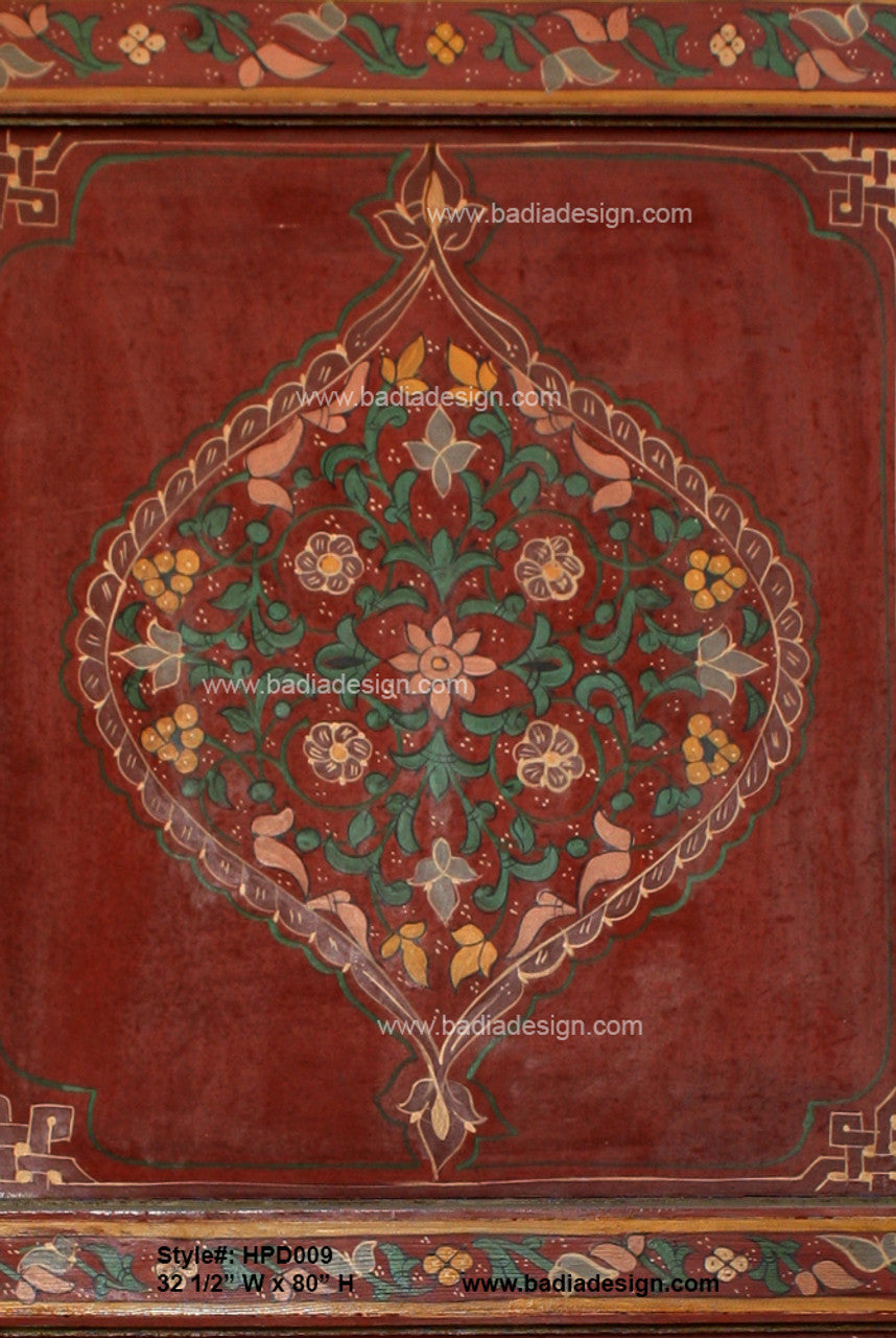 Vintage Hand Painted Cedar Door