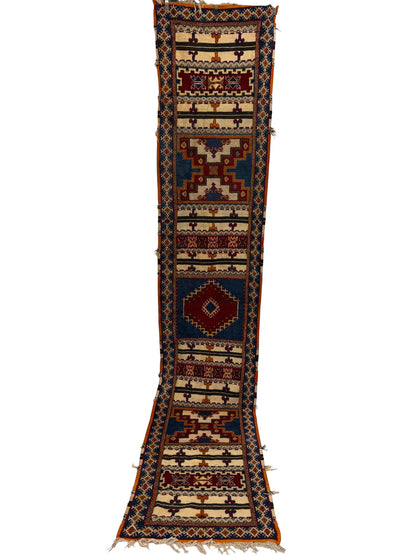 Moroccan Glaoui Runner Tribal Handwoven Wool