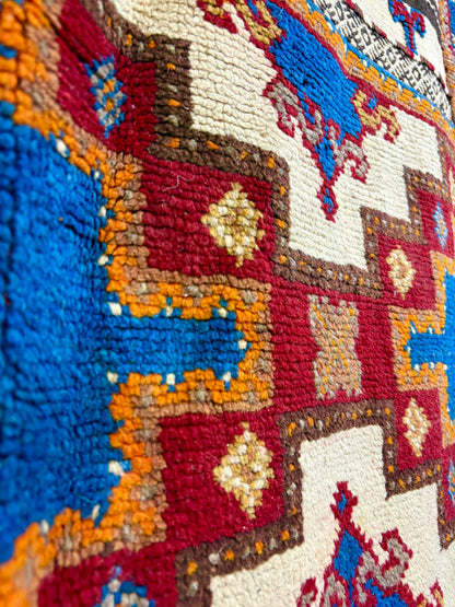 Moroccan Glaoui Runner Tribal Handwoven Wool