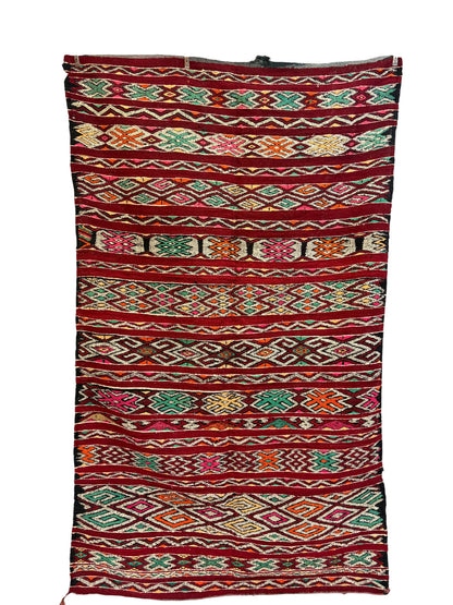 Zemmour Kilim Flatweave Wool Rug