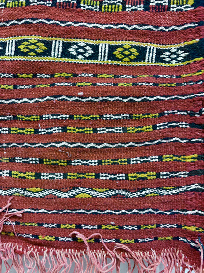 Vintage Moroccan Kilim Rug