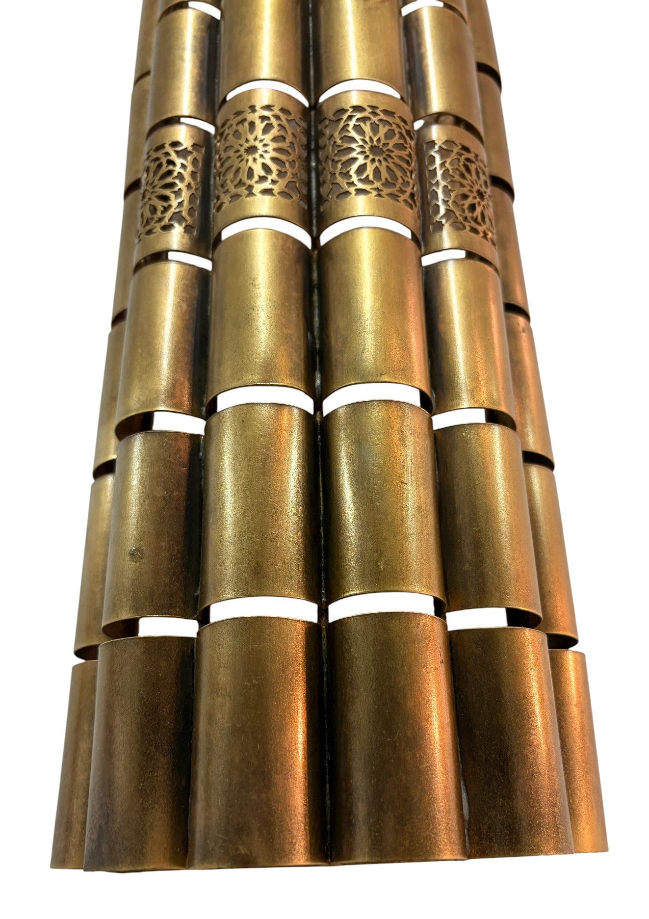 Artisanal Brass Curved Sconce