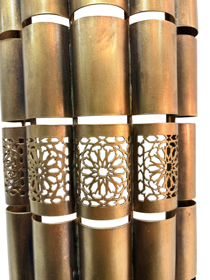 Artisanal Brass Curved Sconce