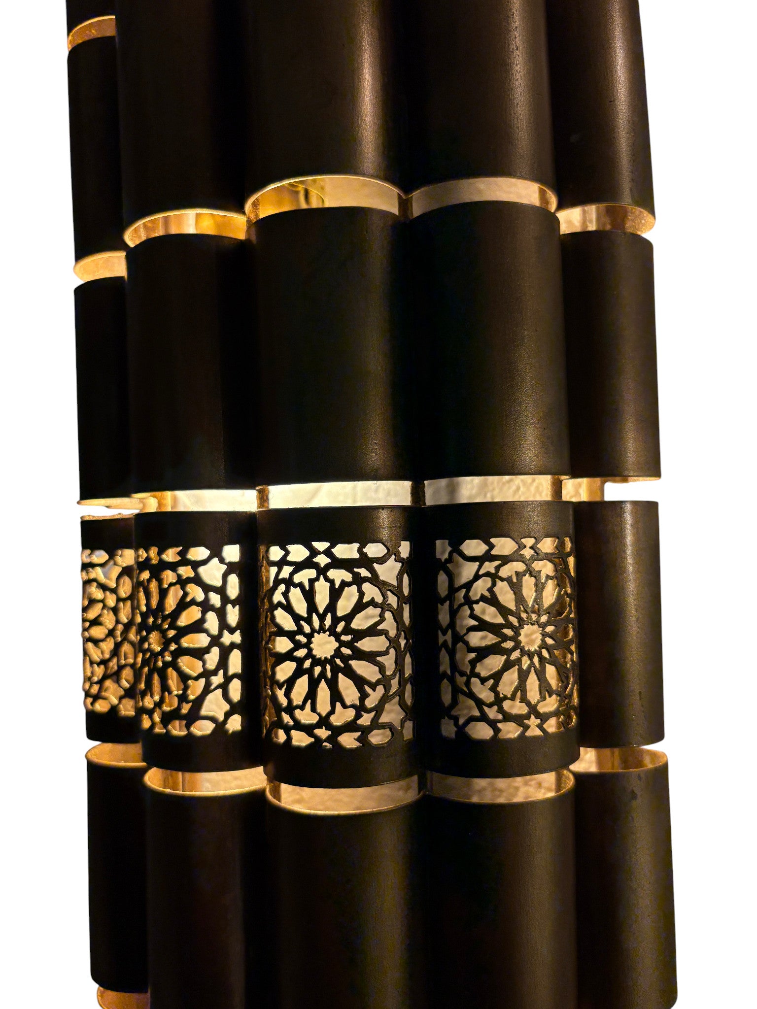 Artisanal Brass Curved Sconce