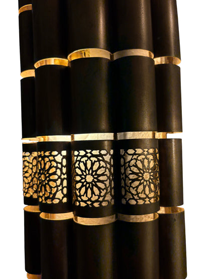 Artisanal Brass Curved Sconce