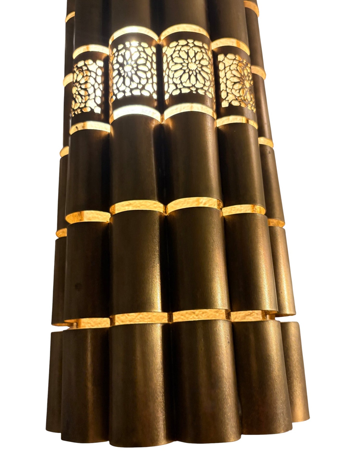 Artisanal Brass Curved Sconce