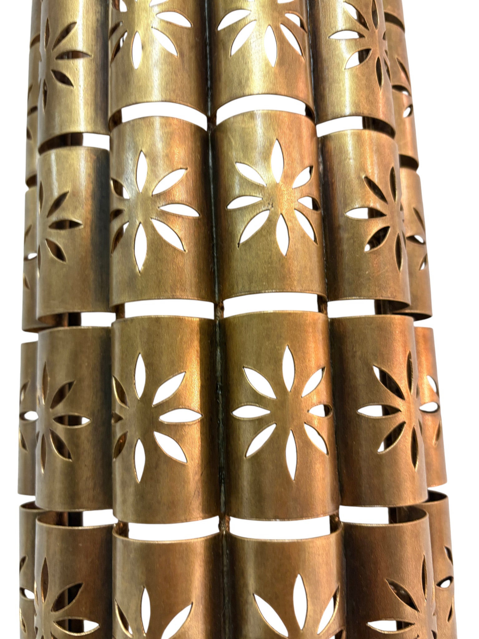 Artisanal Brass Curved Sconce Light Fixture