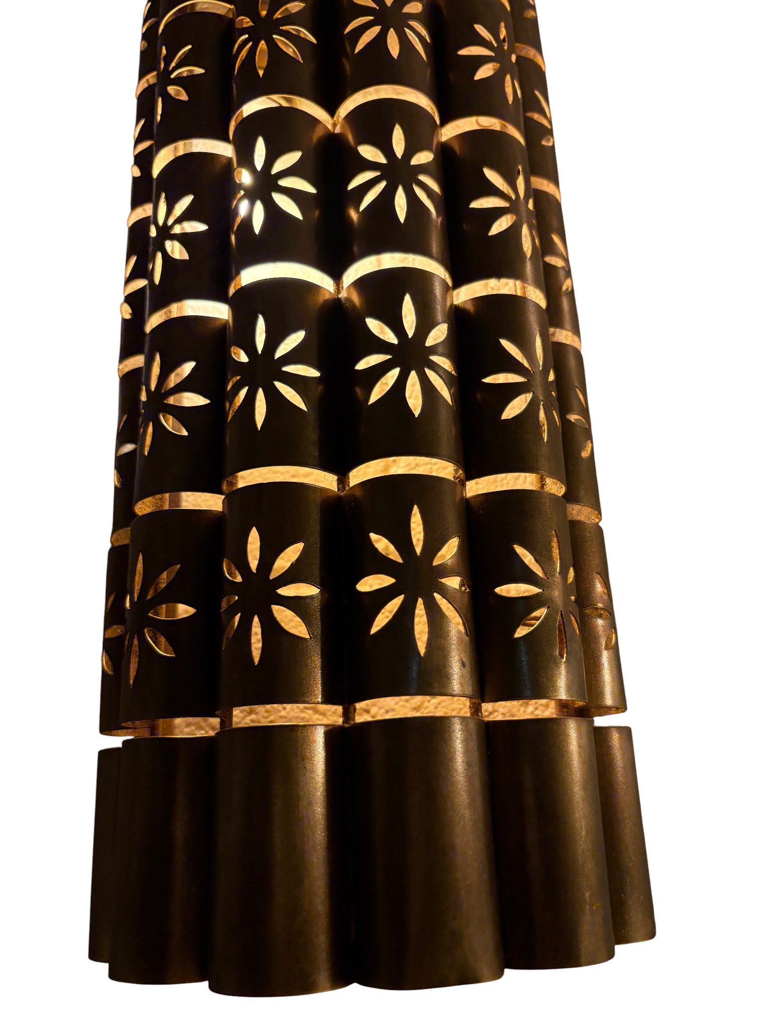 Artisanal Brass Curved Sconce Light Fixture